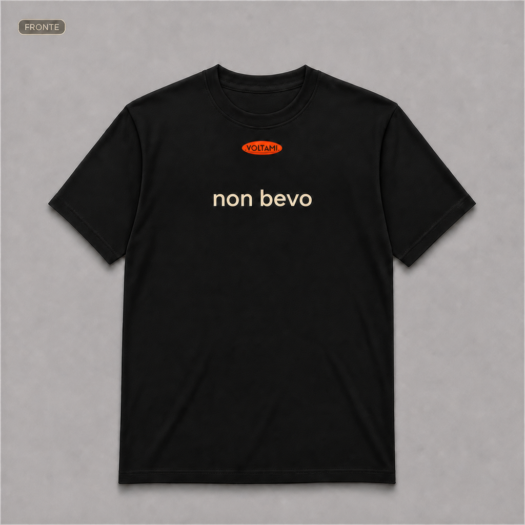 T-shirt "NON BEVO"