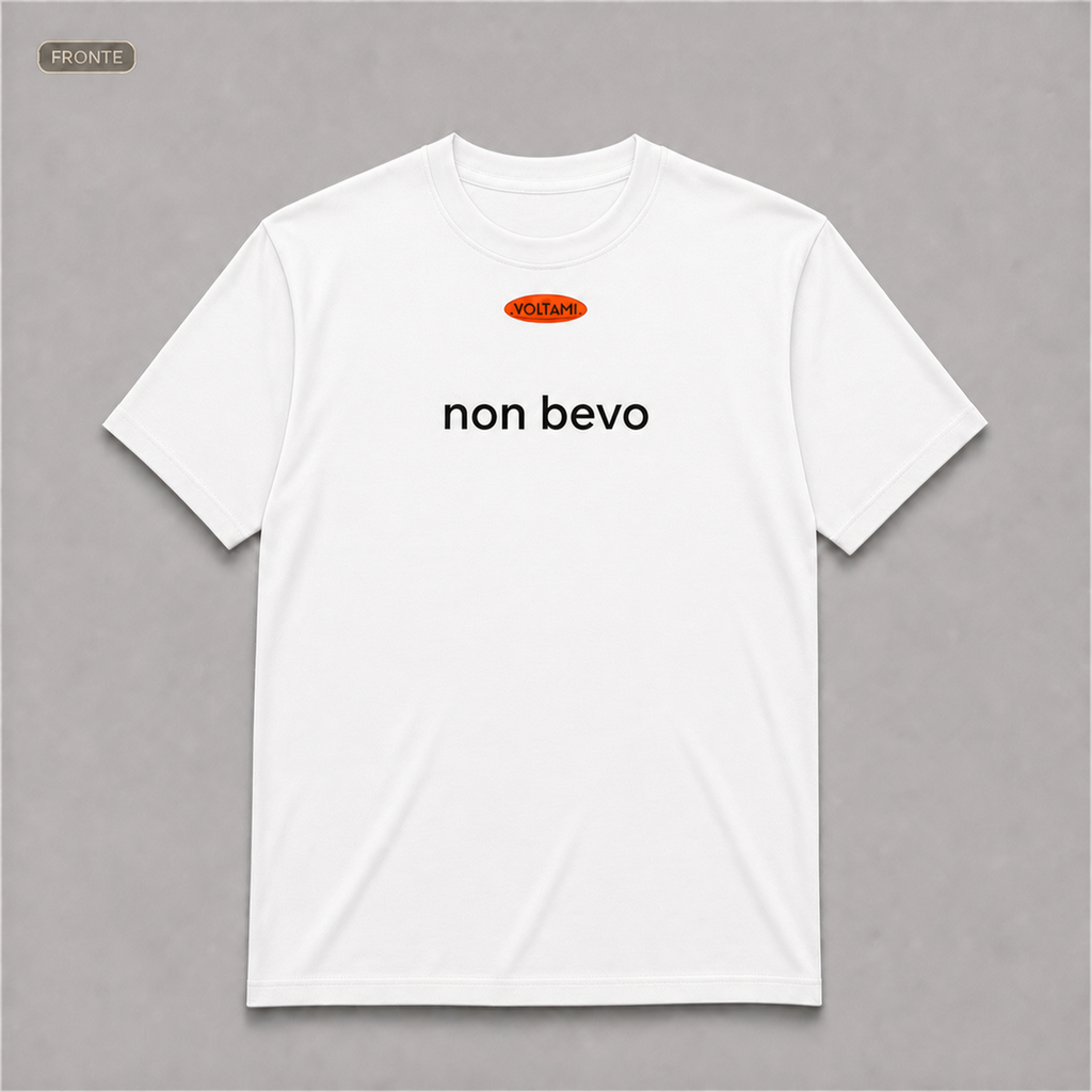 T-shirt "NON BEVO"