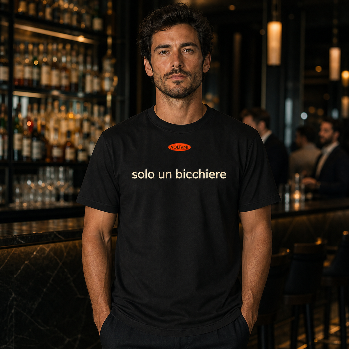 T-shirt "SOLO UN BICCHIERE"